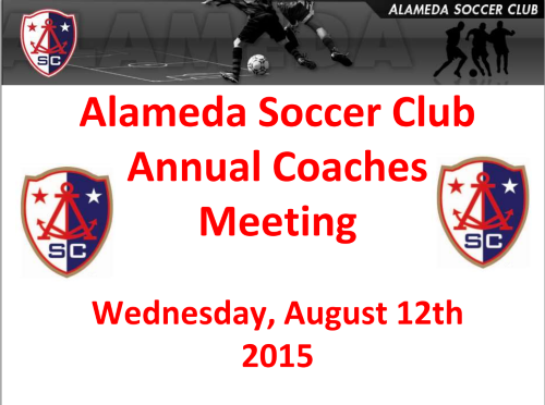 2015 Coaches Meeting Slideshow